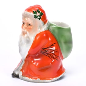 Santa Claus Match Holder, Royal Bayreuth Blue Mark