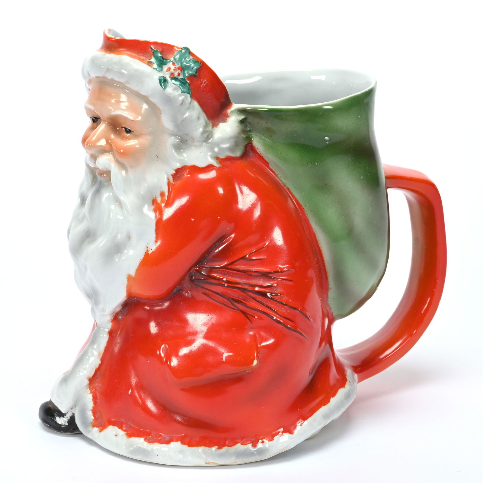 Santa Claus Lemonade Pitcher, Royal Bayreuth (1 of 3)