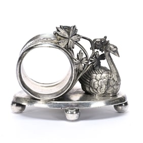 Figural Napkin Ring, Swan