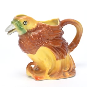 Bird Of Paradise Creamer, Royal Bayreuth Blue Mark