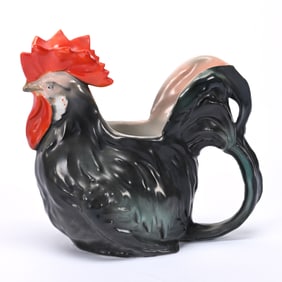Rooster Creamer, Royal Bayreuth Blue Mark