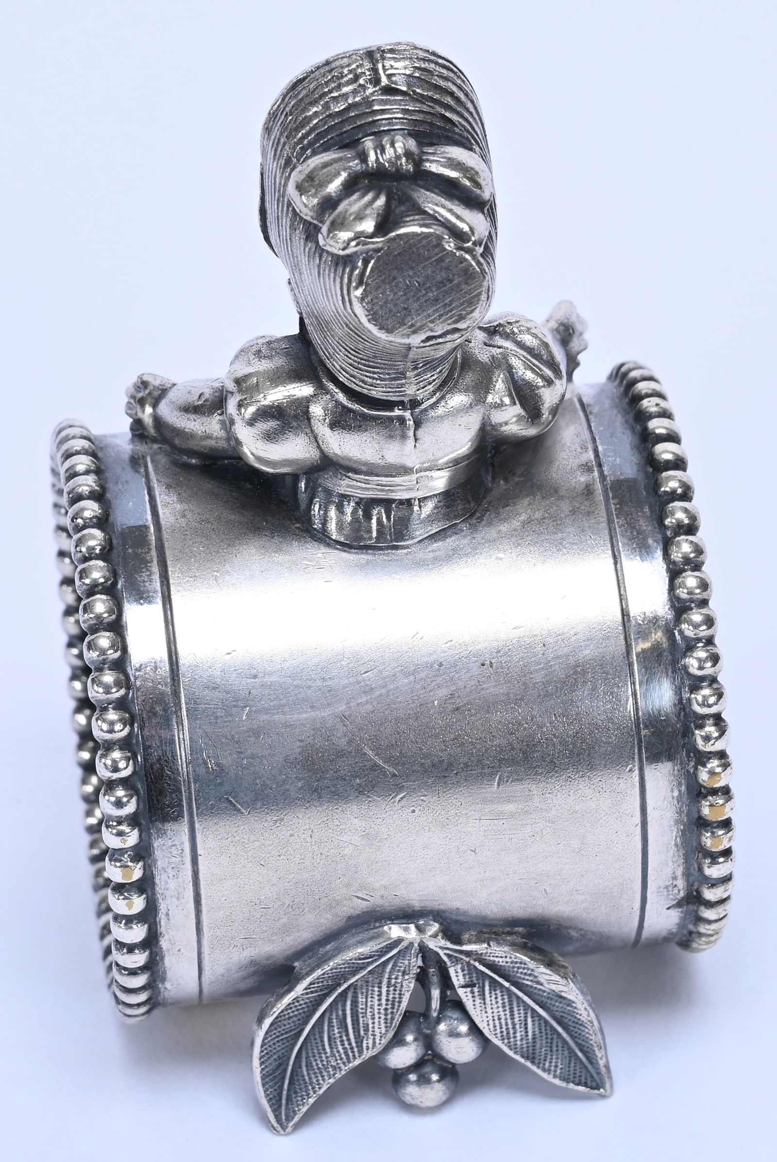 Figural Napkin Ring, Half Girl (1 of 2)