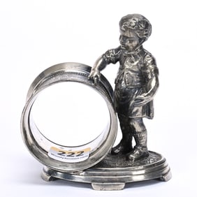 Figural Napkin Ring, Little Boy