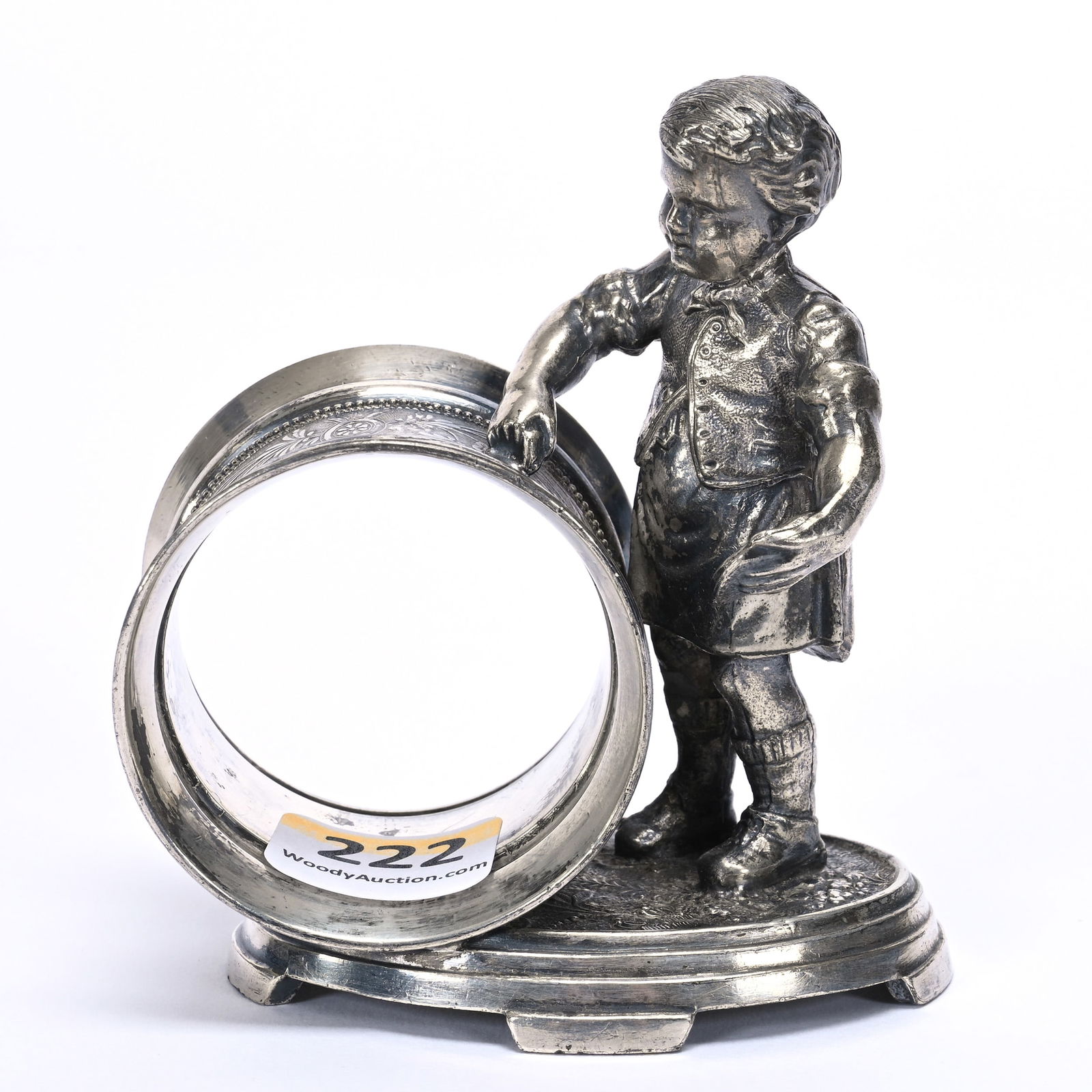 Figural Napkin Ring, Little Boy (1 of 3)