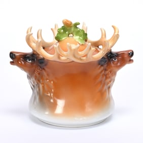 Elk Humidor, Royal Bayreuth Blue Mark