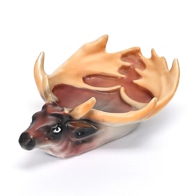 Moose Ashtray, Royal Bayreuth Blue Mark