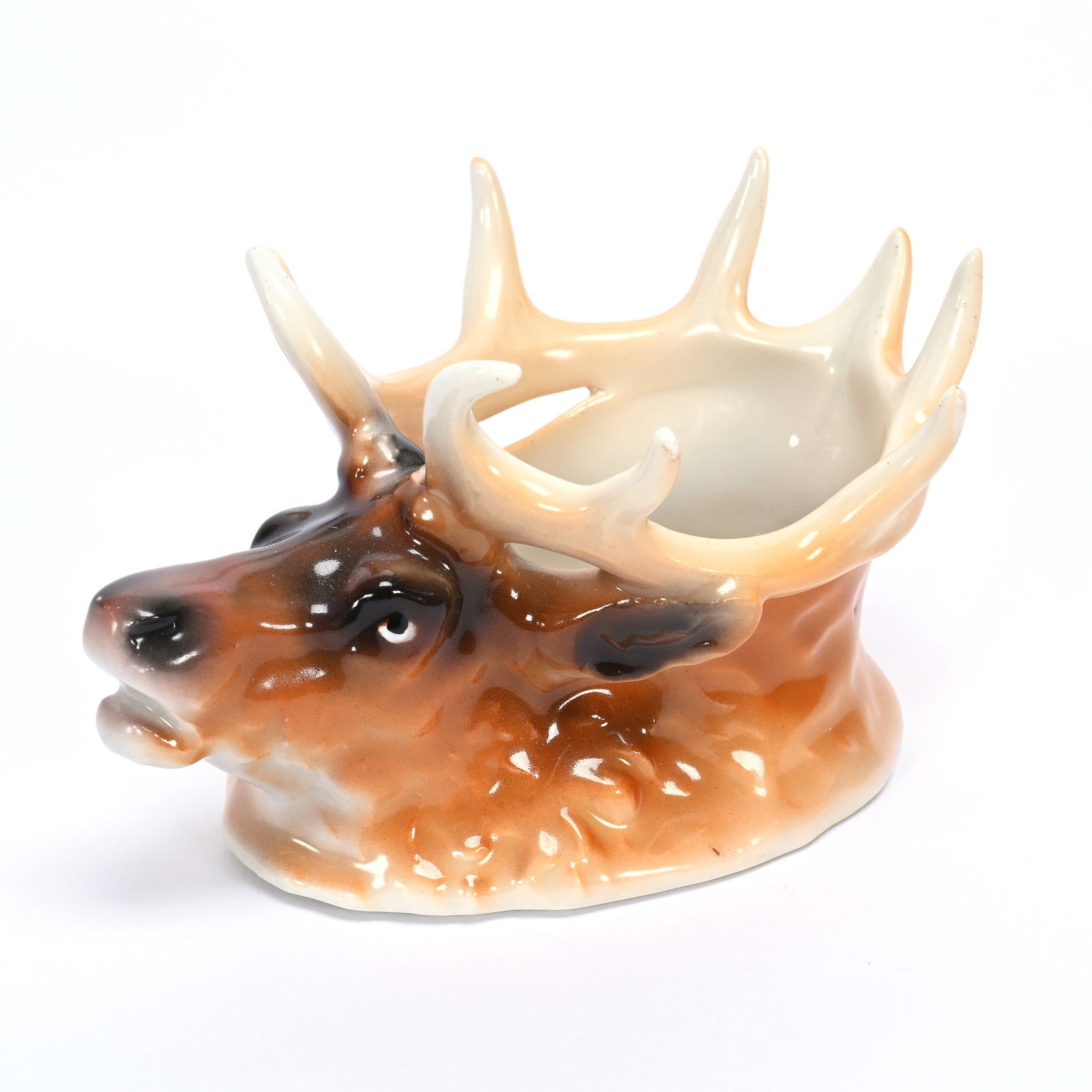 Elk Pin Dish, Royal Bayreuth Blue Mark (1 of 3)