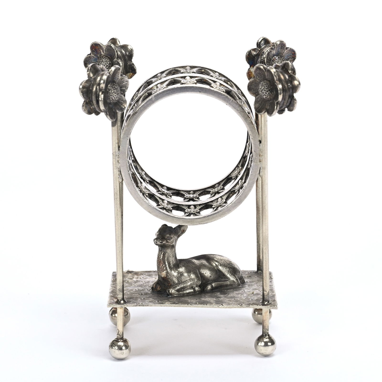 Figural Napkin Ring, Deer Under Napkin Ring (1 of 3)