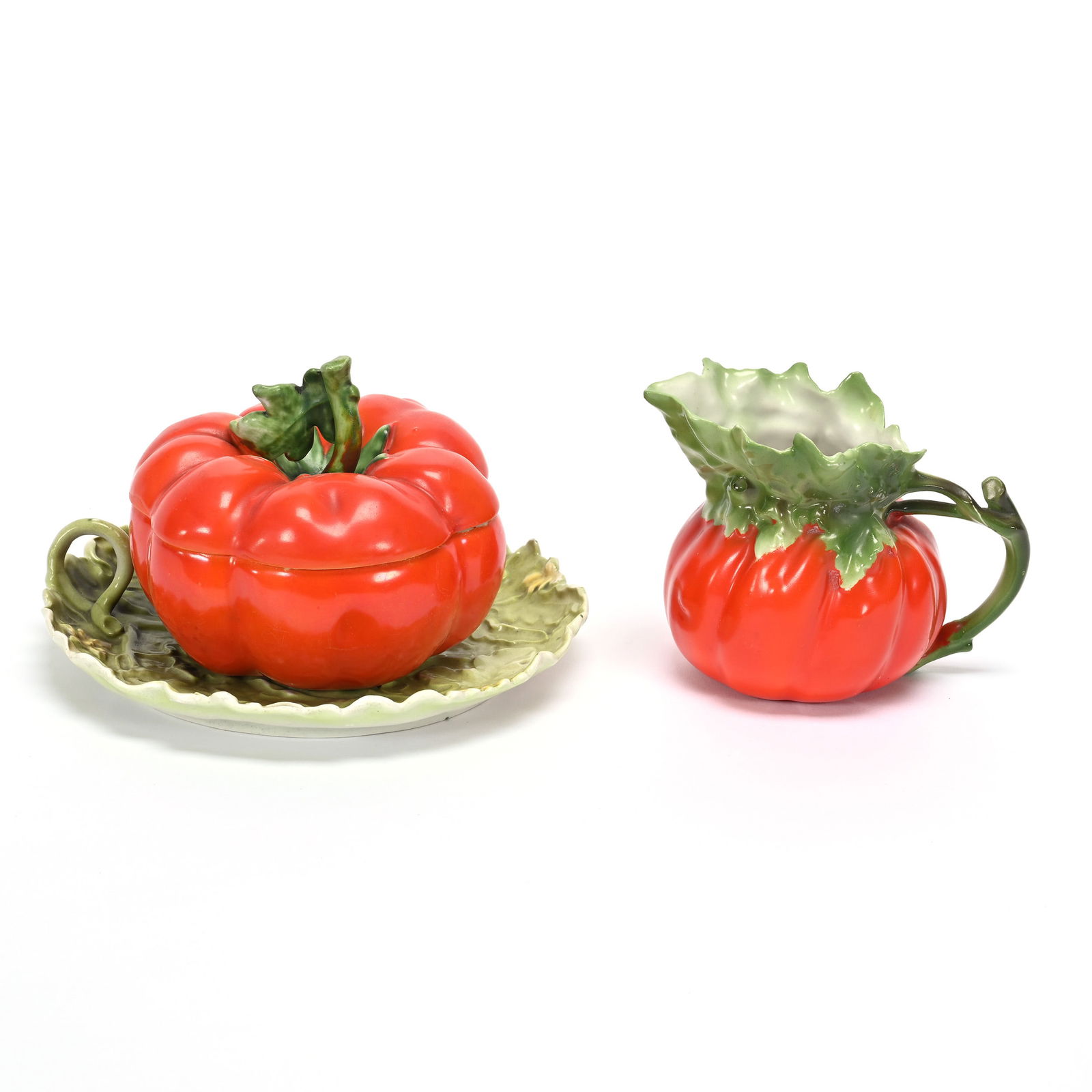(2) Tomato Items, Royal Bayreuth Blue Mark (1 of 4)