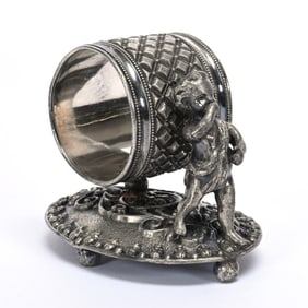 Figural Napkin Ring, Child