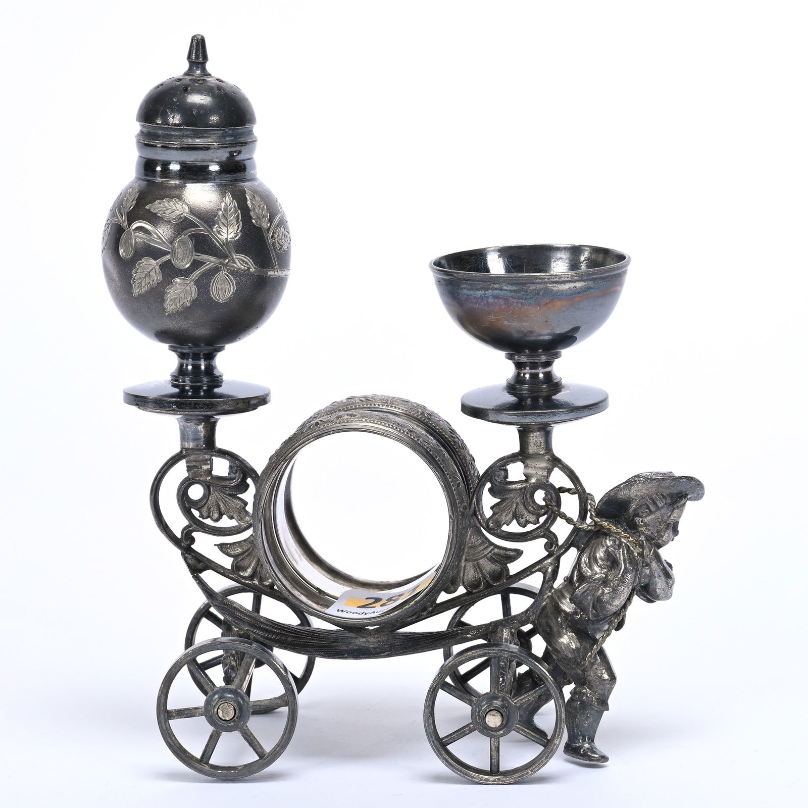 Figural Combination Set, Boy Pulling Cart (1 of 4)