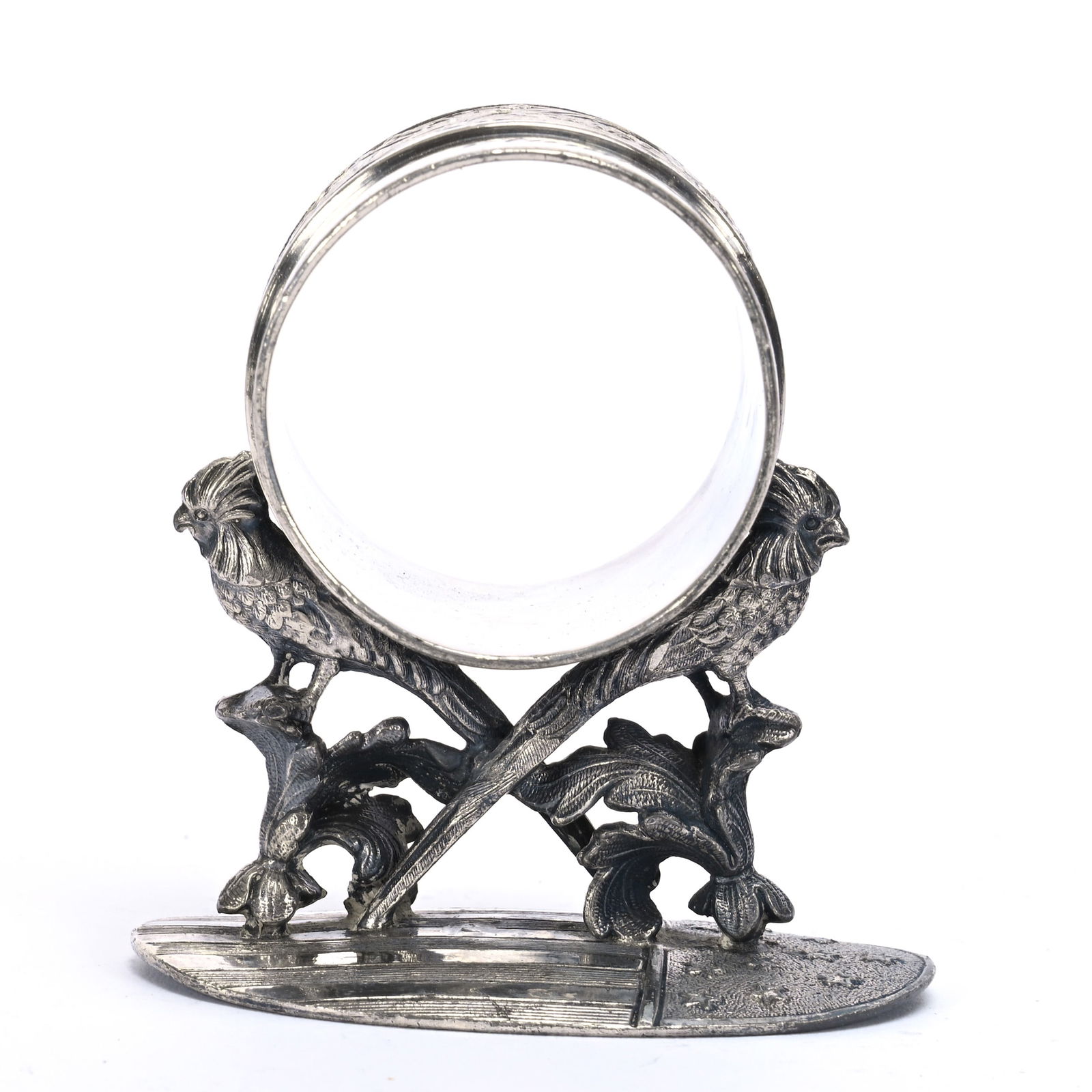 Figural Napkin Ring, Double Pheasant (1 of 3)