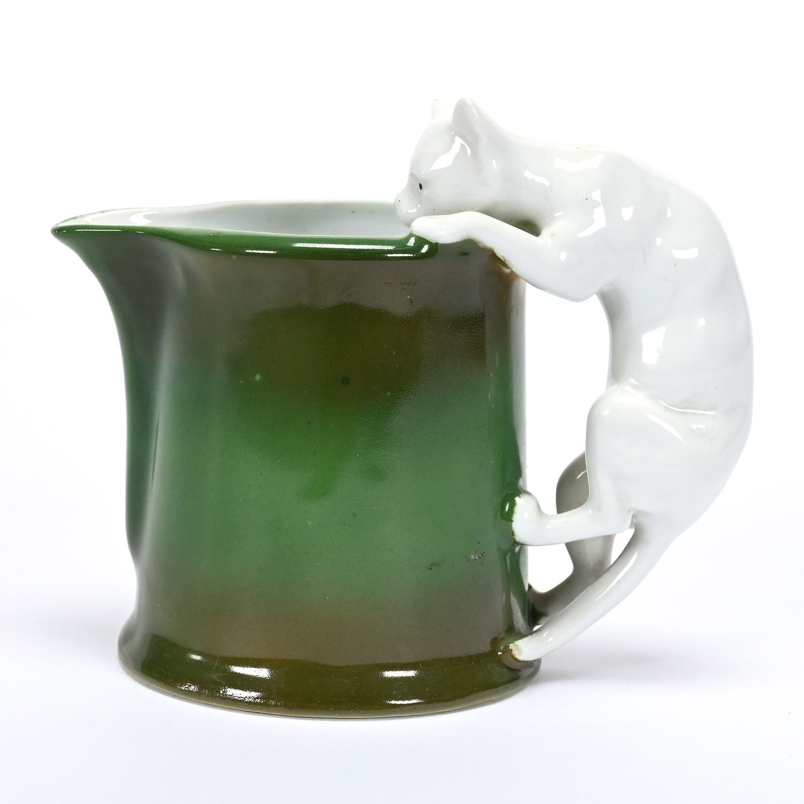 Cat In Pitcher Creamer, Royal Bayreuth Blue Mark (1 of 3)