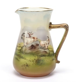 Scenic Pitcher, Royal Bayreuth Blue Mark