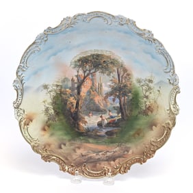 Tapestry Plaque, Royal Bayreuth Blue Mark