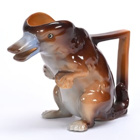Platypus Creamer, Royal Bayreuth Blue Mark