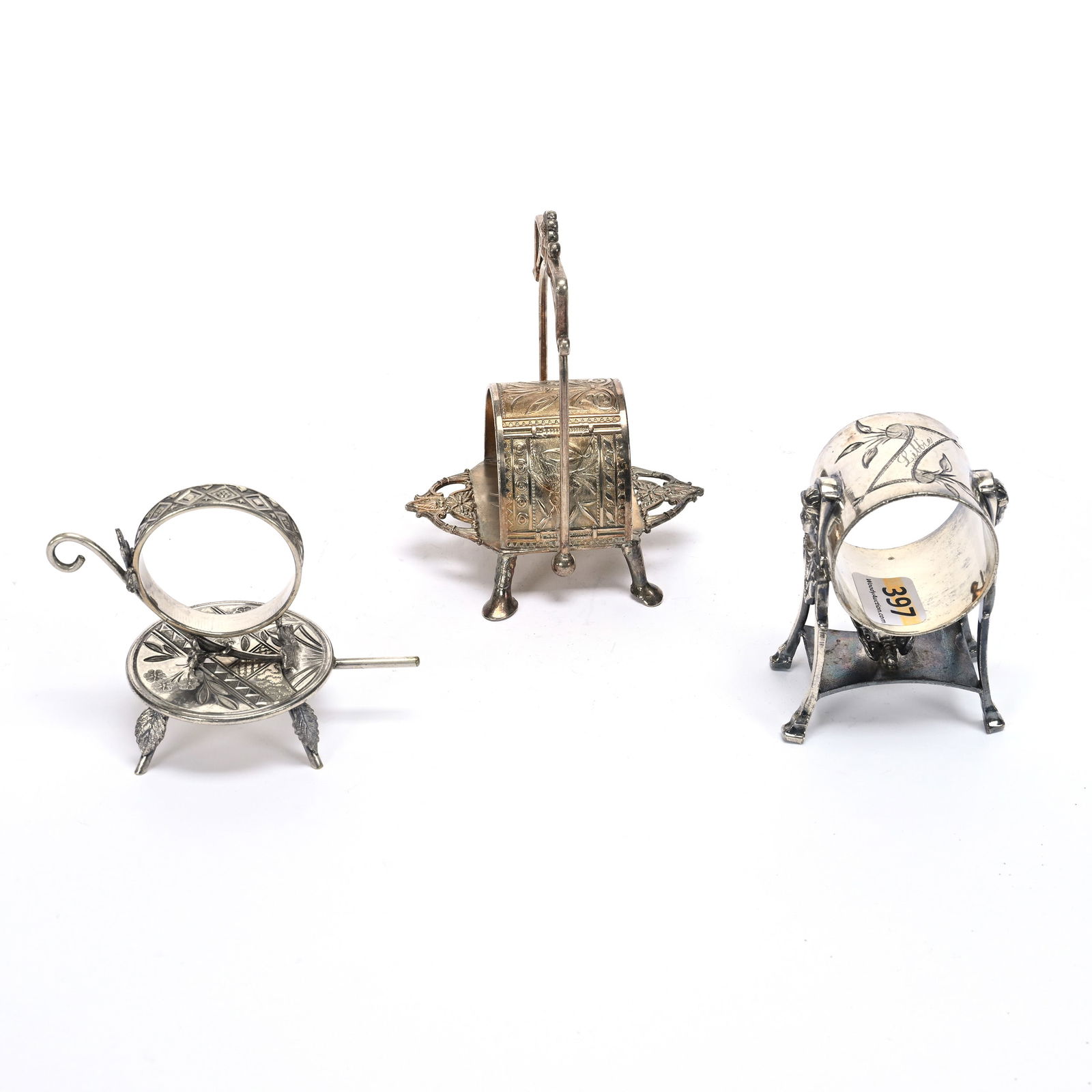 (3) Napkin Rings, Silverplate (1 of 3)
