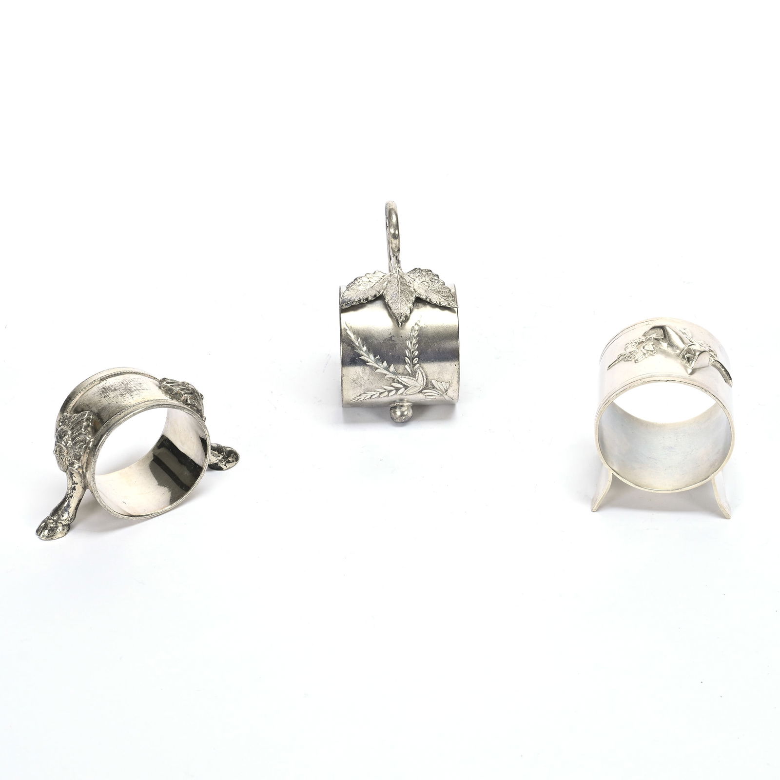 (3) Napkin Rings, Silverplate (1 of 3)