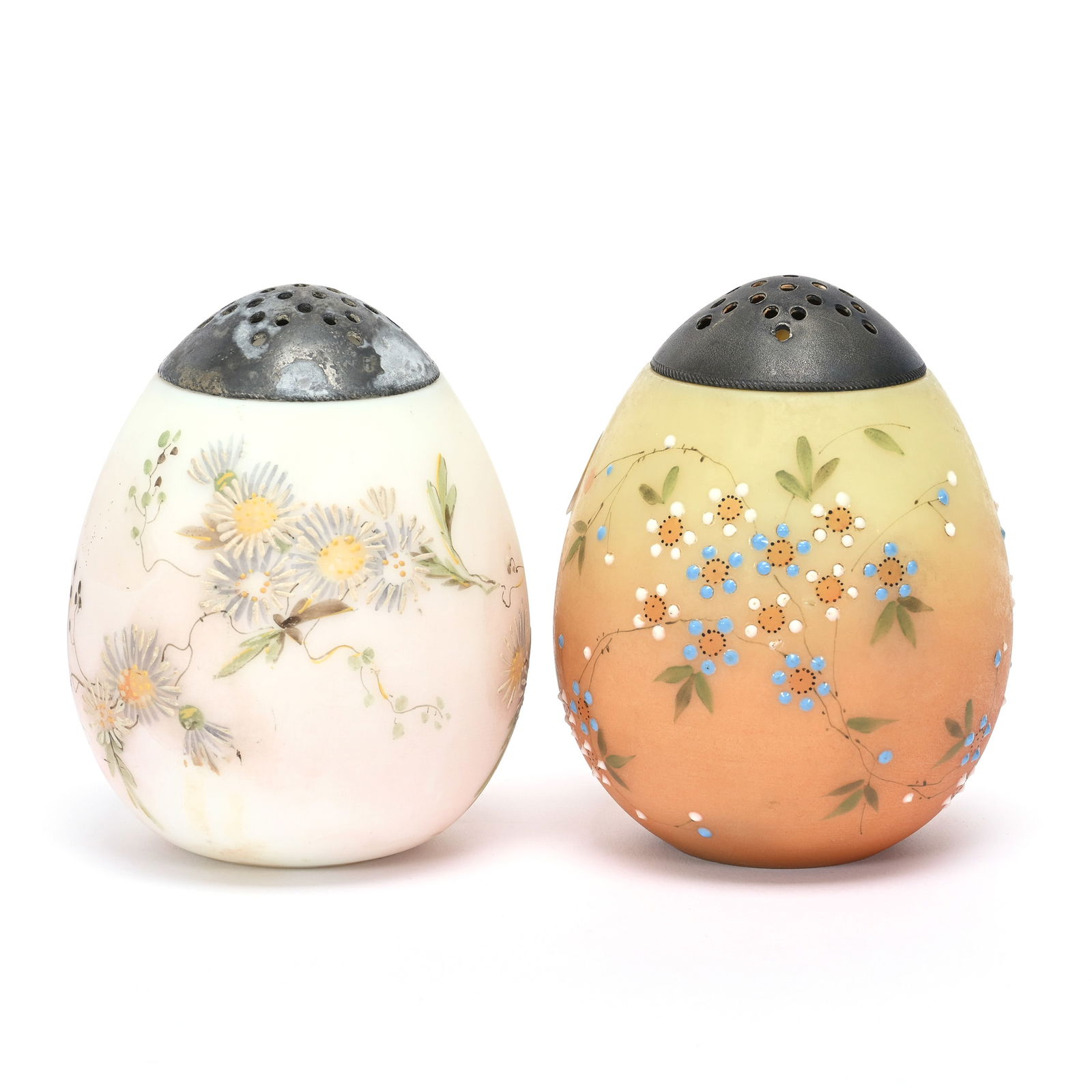 (2) Sugar Shakers, Mt. Washington Art Glass (1 of 4)