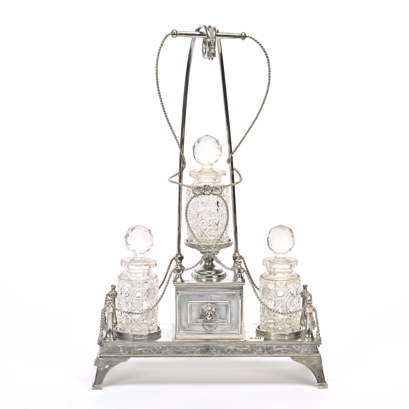 Victorian Silverplate Perfume Vanity Set (1 of 4)