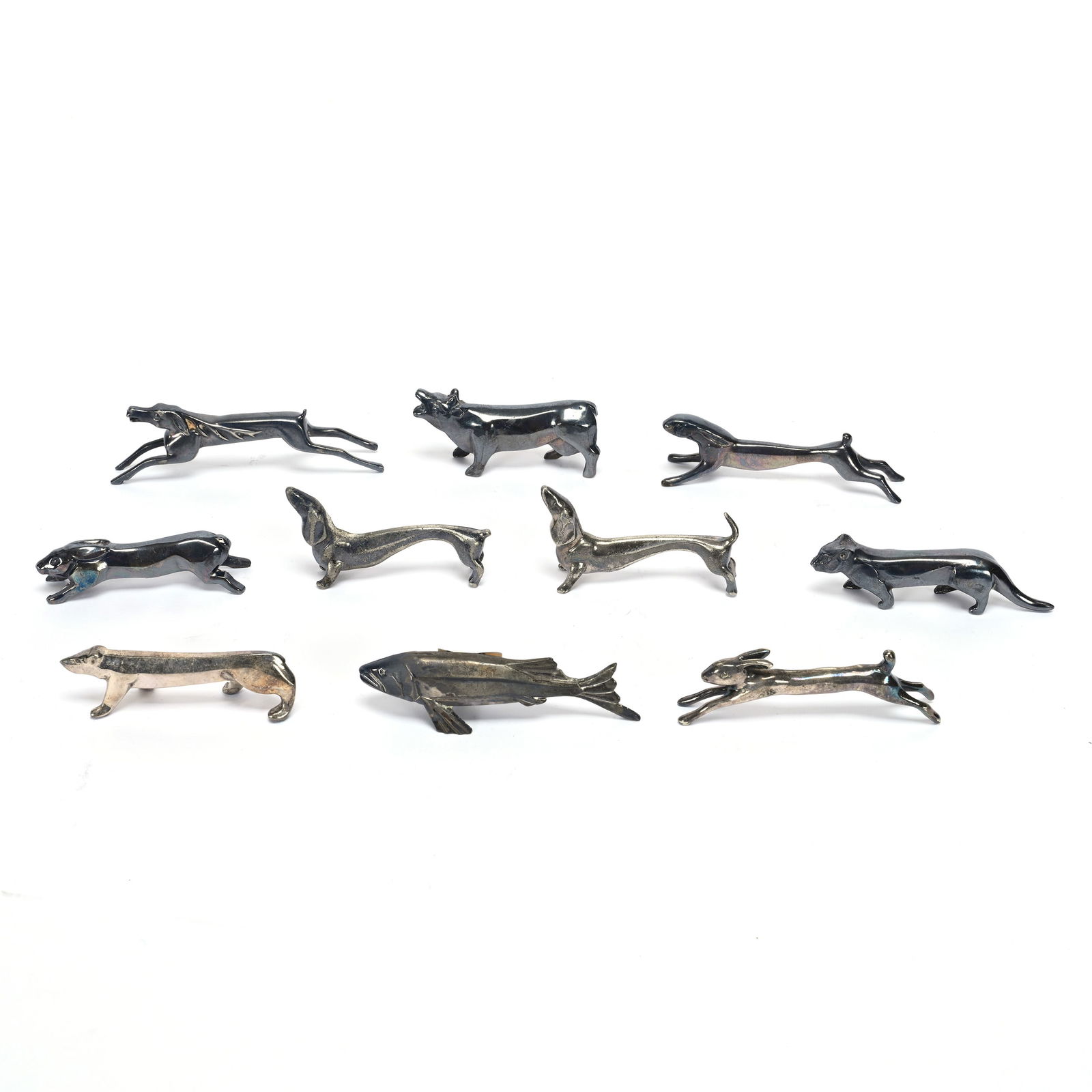 (10) Figural Silverplate Knife Rests (1 of 2)