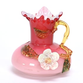 Vase, Stevens & Williams Peachblow Art Glass