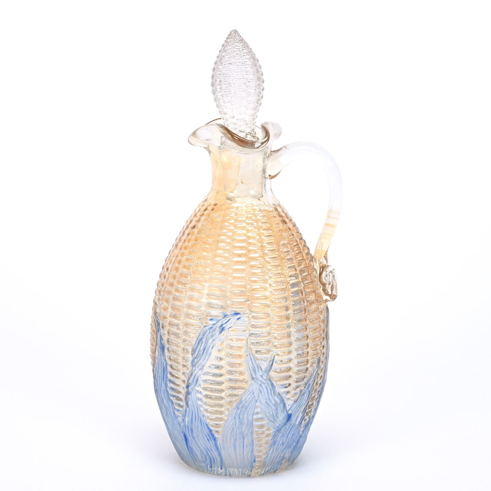 Cruet Bottle, Maize Pattern Glass (1 of 4)