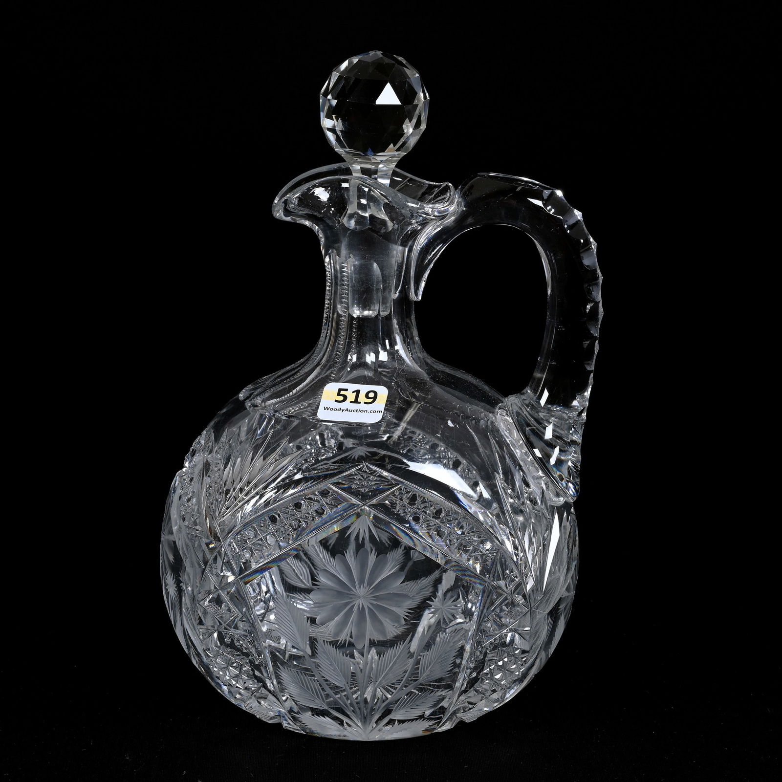 Ovoid Decanter, ABCG, Nassau Pattern By J. Hoare (1 of 3)