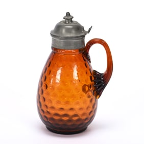 Syrup Pitcher, Solid Amber Coinspot