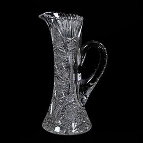 Tankard, American Brilliant Cut Glass