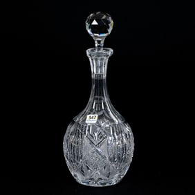 Decanter, American Brilliant Cut Glass