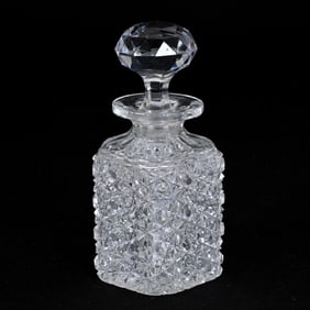 Square Cologne, American Brilliant Cut Glass