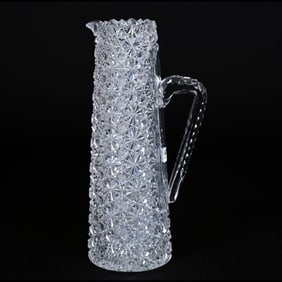 Champagne Pitcher, American Brilliant Cut Glass