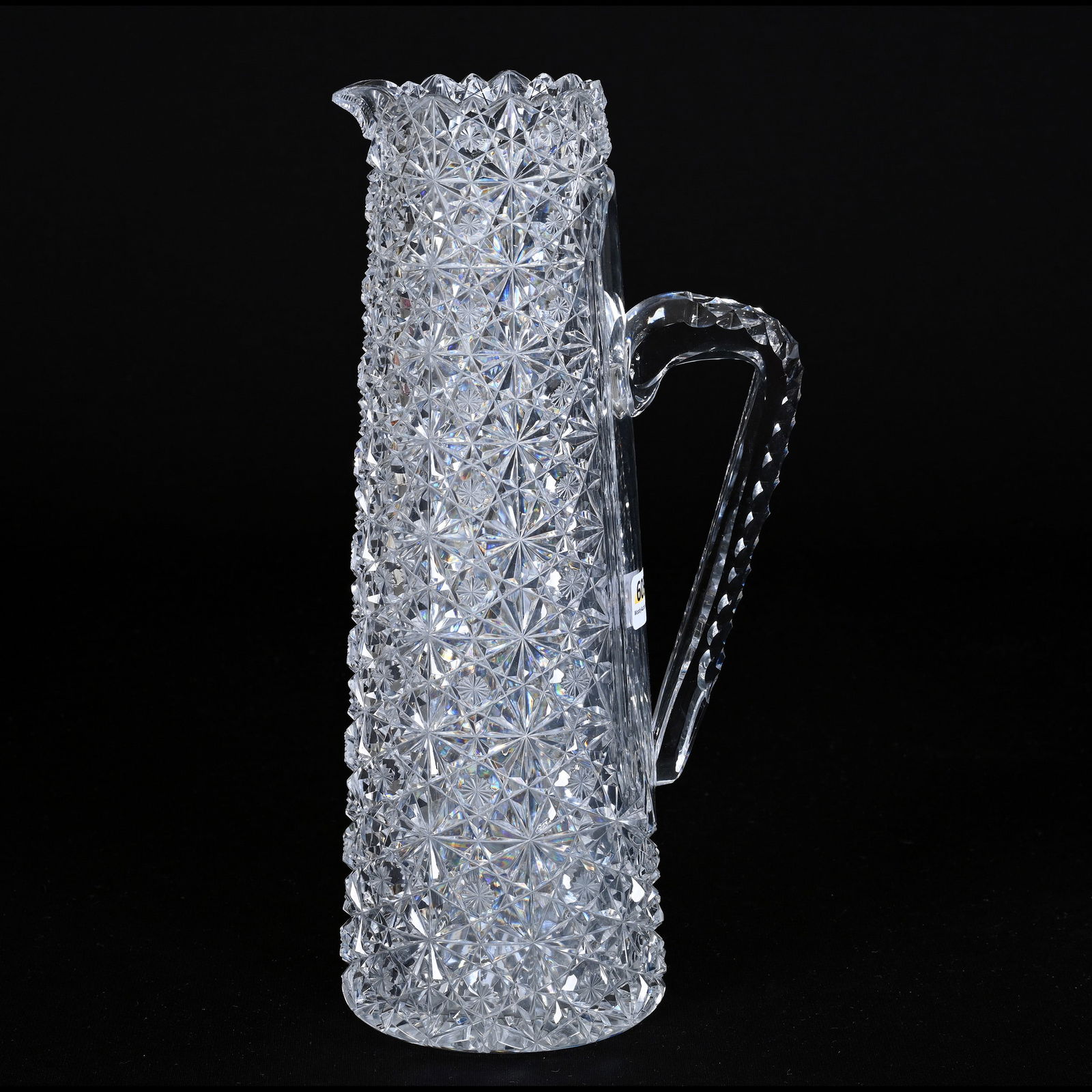 Champagne Pitcher, American Brilliant Cut Glass (1 of 4)