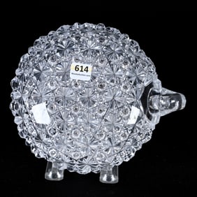 Nappy, Handled, American Brilliant Cut Glass