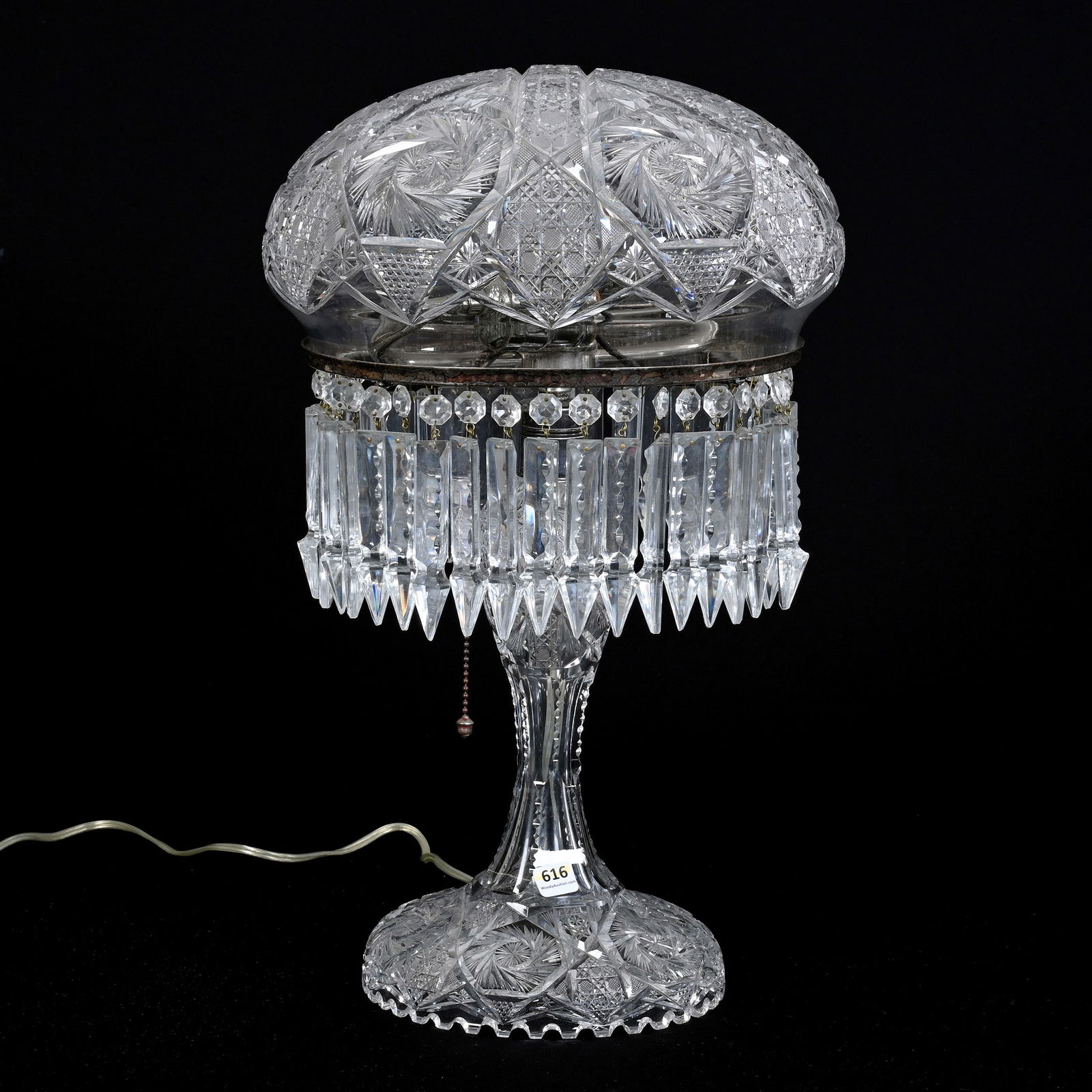 Table Lamp, Mushroom Shade, ABCG (1 of 3)