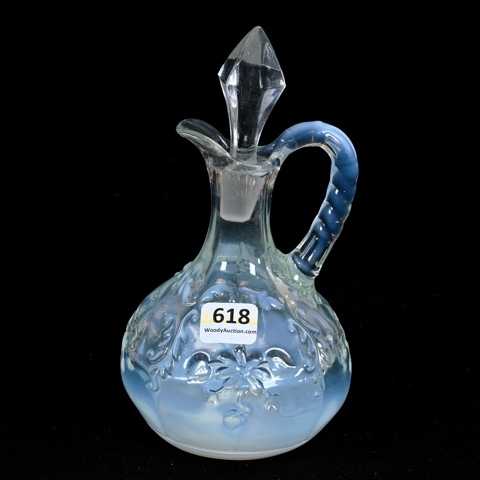 Cruet Bottle, Pattern Glass (1 of 3)