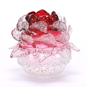 Fairy Lamp, Signed Clark's Fairy Pyramid Shade