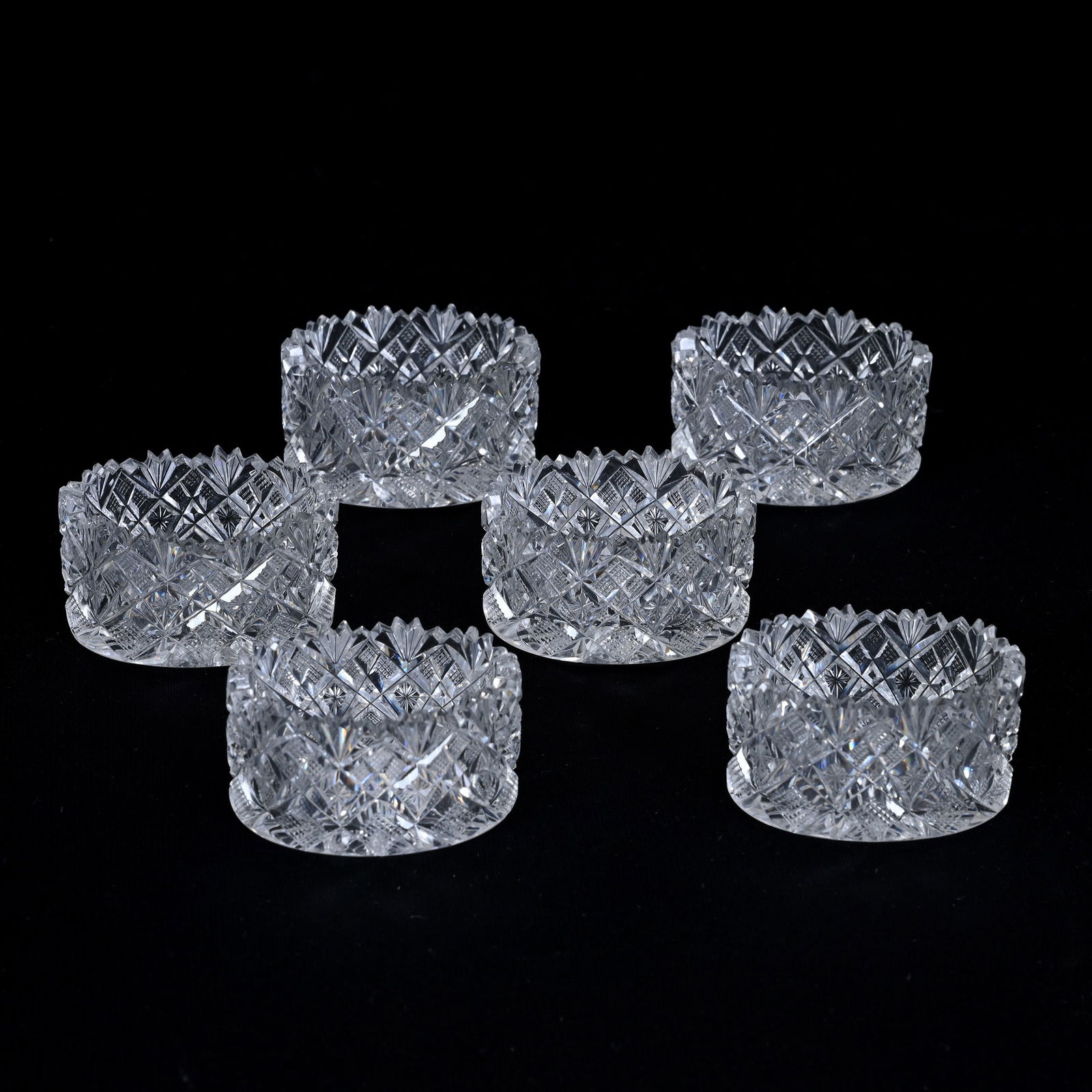 (6) Oval Salt Dips, ABCG, Venetian By Straus (1 of 5)