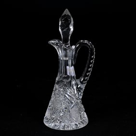 Cruet Bottle, American Brilliant Cut Glass
