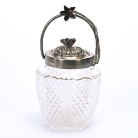Marmalade Jar, Brilliant Period Cut Glass