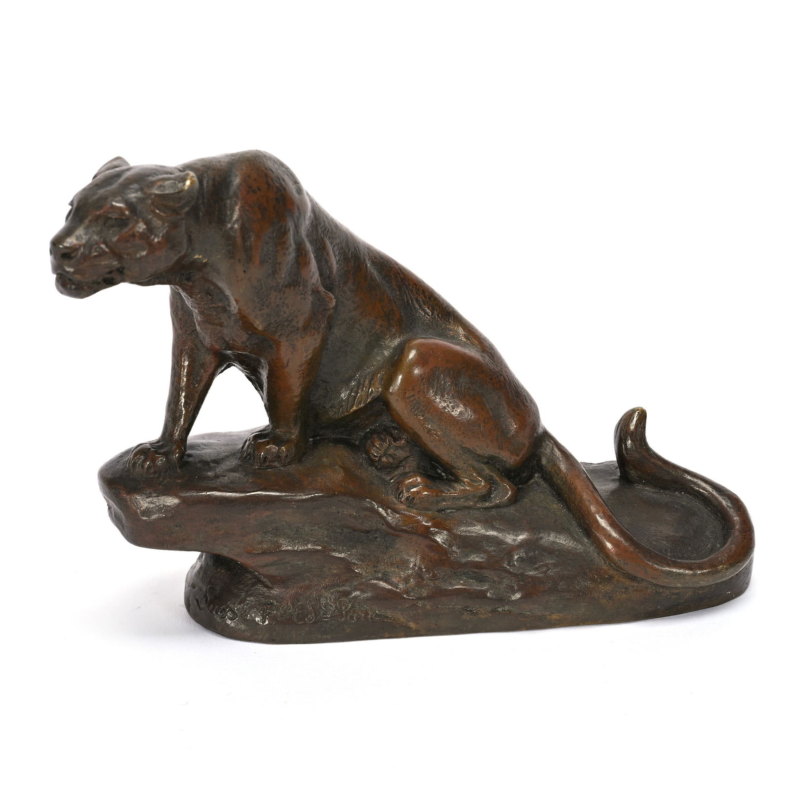 Bronze Figure Marked G. Masson & French Foundry Mark (1 of 4)