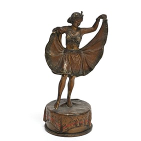 Bronze Naughty Statue Marked "Namgred"