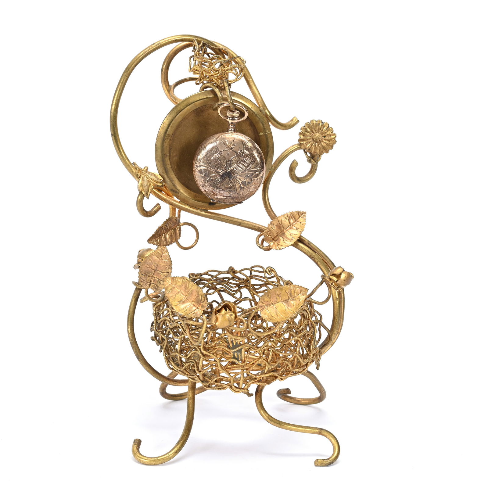 Figural Watch Holder With Watch (1 of 4)