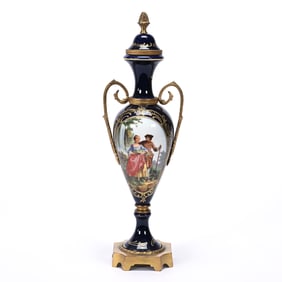 Covered Urn, Unmarked Sevres