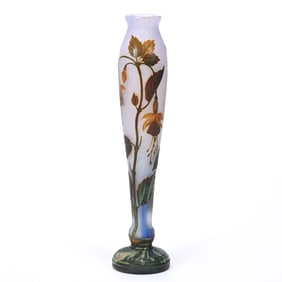 Reproduction Daum Nancy Cameo Vase