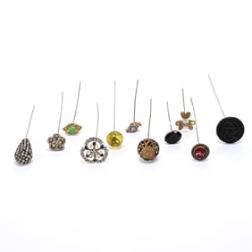 (11) Vintage Hatpins