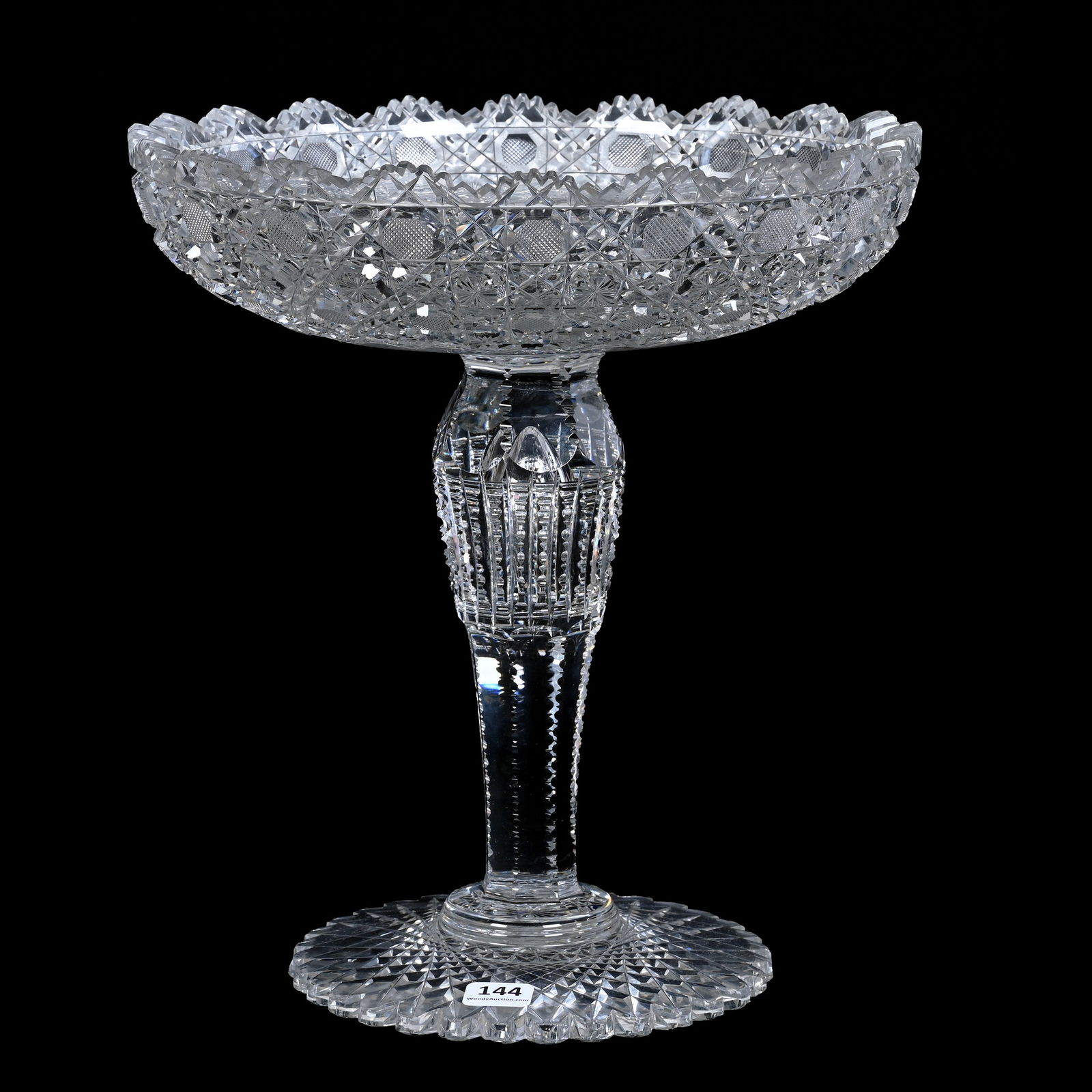 Compote, ABCG, Two Cut Octagon Pattern By Pairpoint (1 of 3)