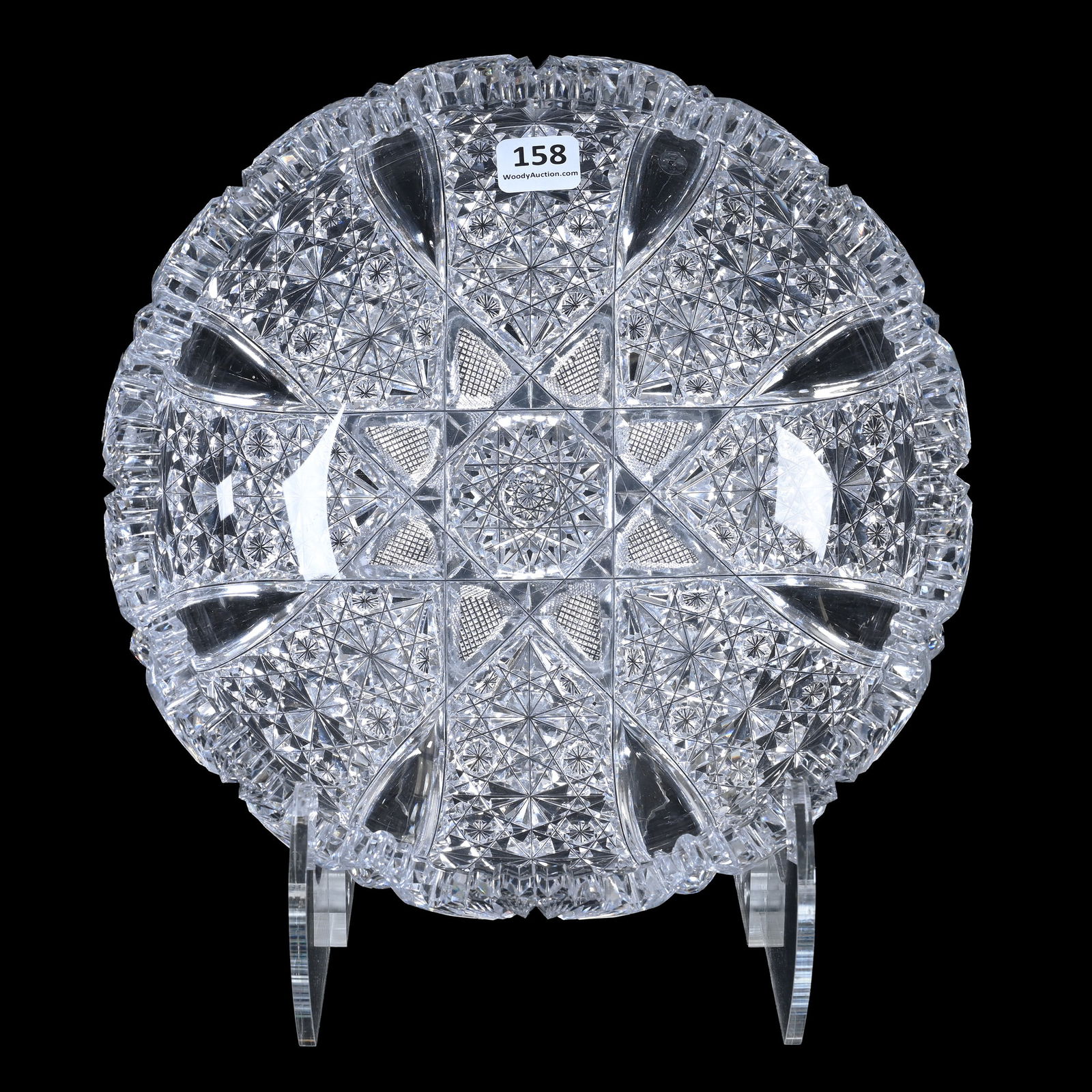 Bowl, Rolled Rim, ABCG, Grecian Pattern By Hawkes (1 of 3)