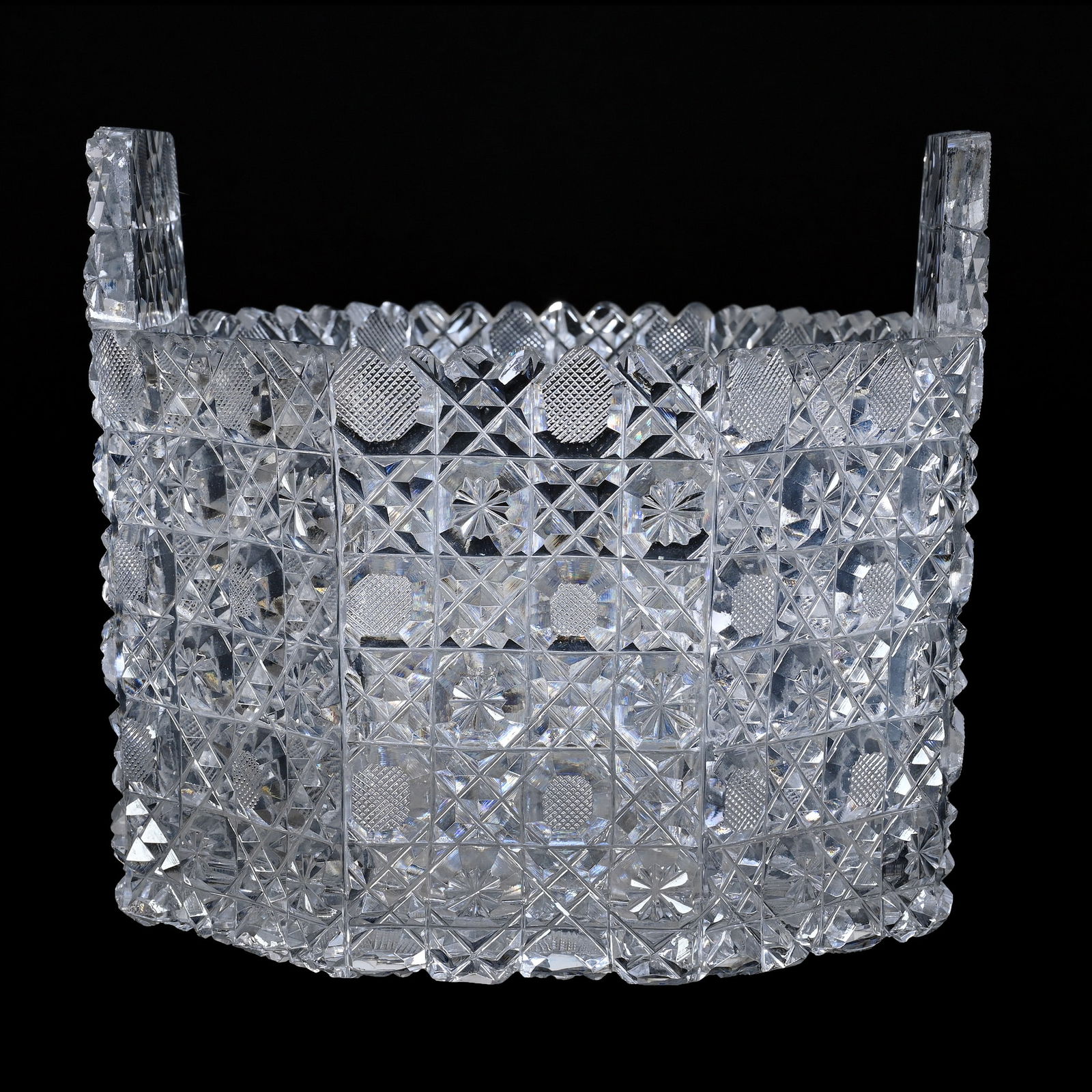 Ice Tub, Tab Handles, ABCG, Two Cut Octagon Pattern (1 of 5)